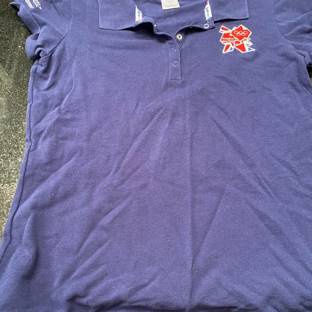 Navy Blue original London 2012 Olympic Polo Shirt